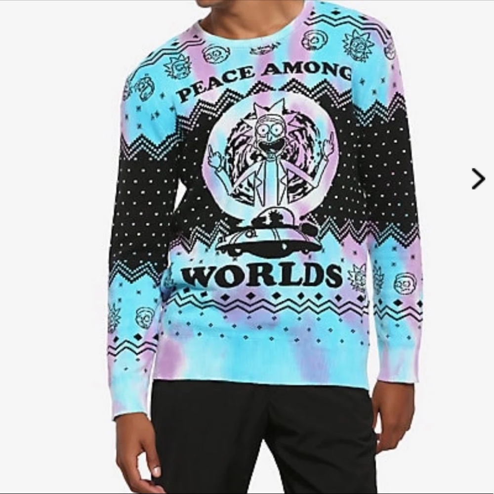 Rick and Morty Ugly Holiday Sweater